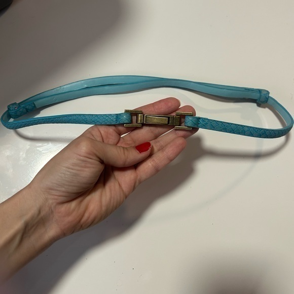 Elisa M. blue adjustable thin‎ belt - Picture 1 of 6
